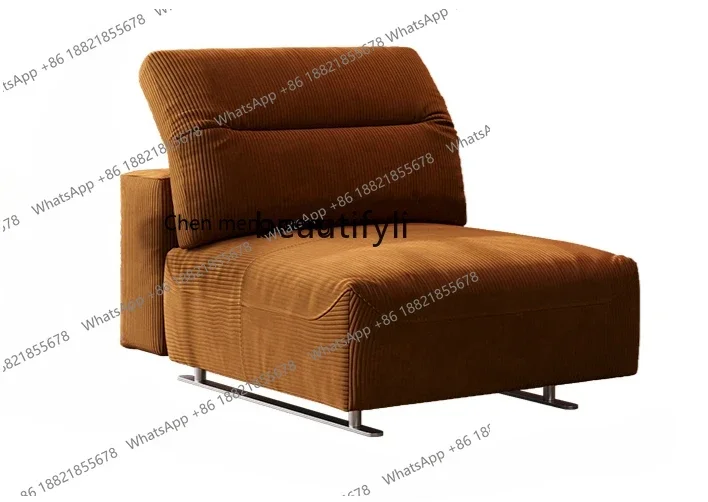 أريكة مفردة فاخرة وخفيفة لغرفة المعيشة وشرفة منزلية، كرسي ترفيهي كسول على شكل سروال قصير عتيق #2