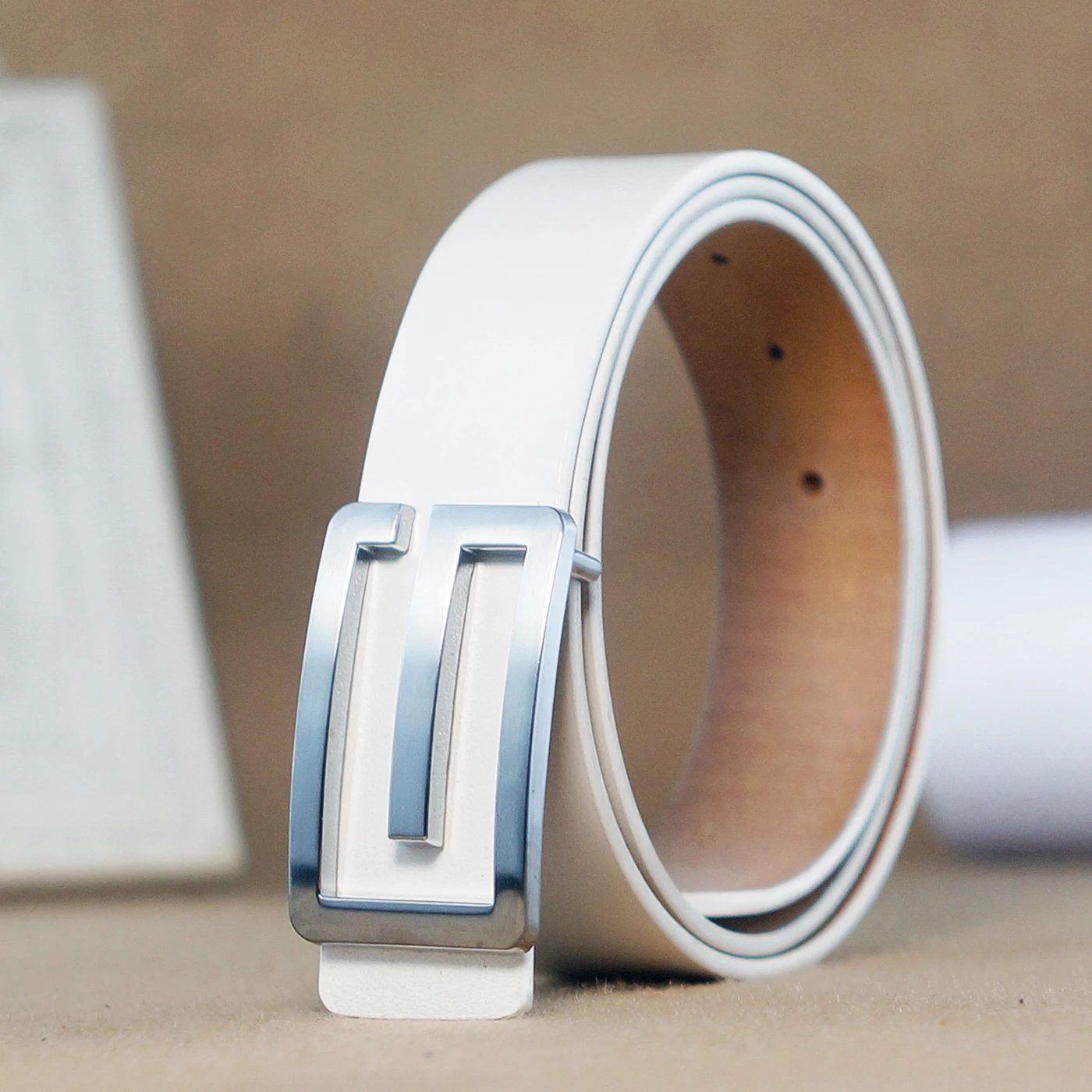 white-leather-belt-men's-top-layer-cowhide-belt-business-style-buckle-waist-belt-for-suit-pants-alloy-buckle-youth-size