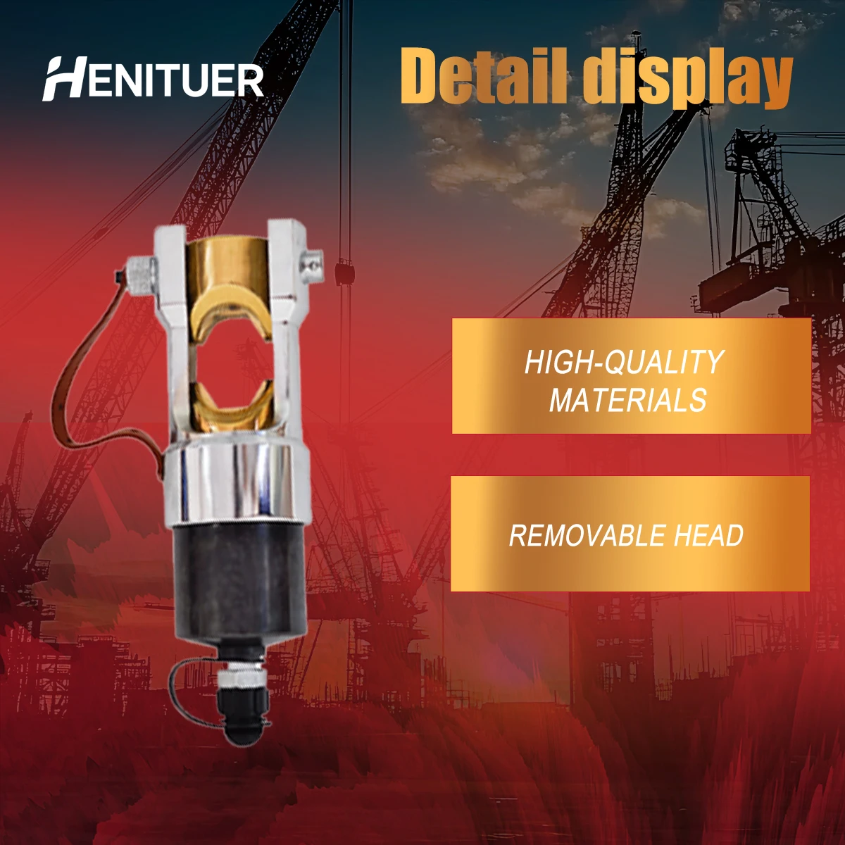 Hexagonal Portable Split Hydraulic Crimping Pliers 32mm High Quality Industrial-grade