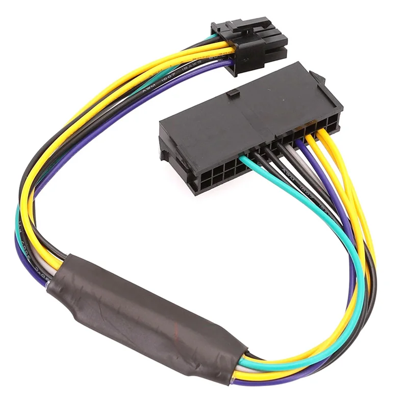 Cabo adaptador atx 24p para 8p, cabo de alimentação de 8 pinos para dell optiplex 3020 7020 9020 t1700, cabo de alimentação adaptador 30cm