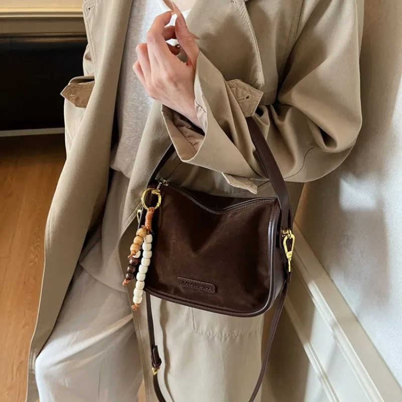 

Unique Dainty Handbag One Shoulder Office Commuting Work Trip Exquisite Fashionable Chic Effortless Elegant Portable