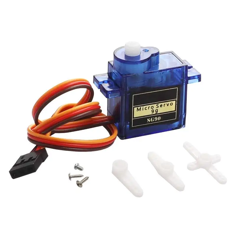 5Sets SG90 9G Servo Horn Arms Kit, Plastic Servo Replacement Horn With Mounting Screws For SG90 RC Servo Motor