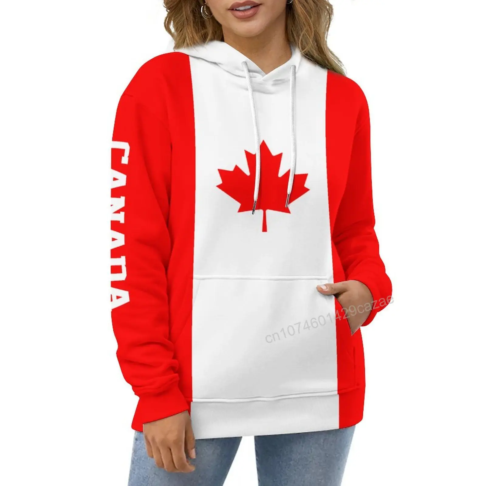 Canada Country Flag 3D Hoodie Polyester Cool Men Women Harajuku Sweatshirt Unisex Casual Pullover Hoodies