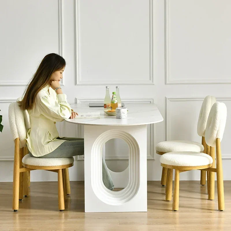 Dinner Service Dining Table Set 4 Chair Dressing Dressing Side Table Coffee Multifunctional Files Tables New