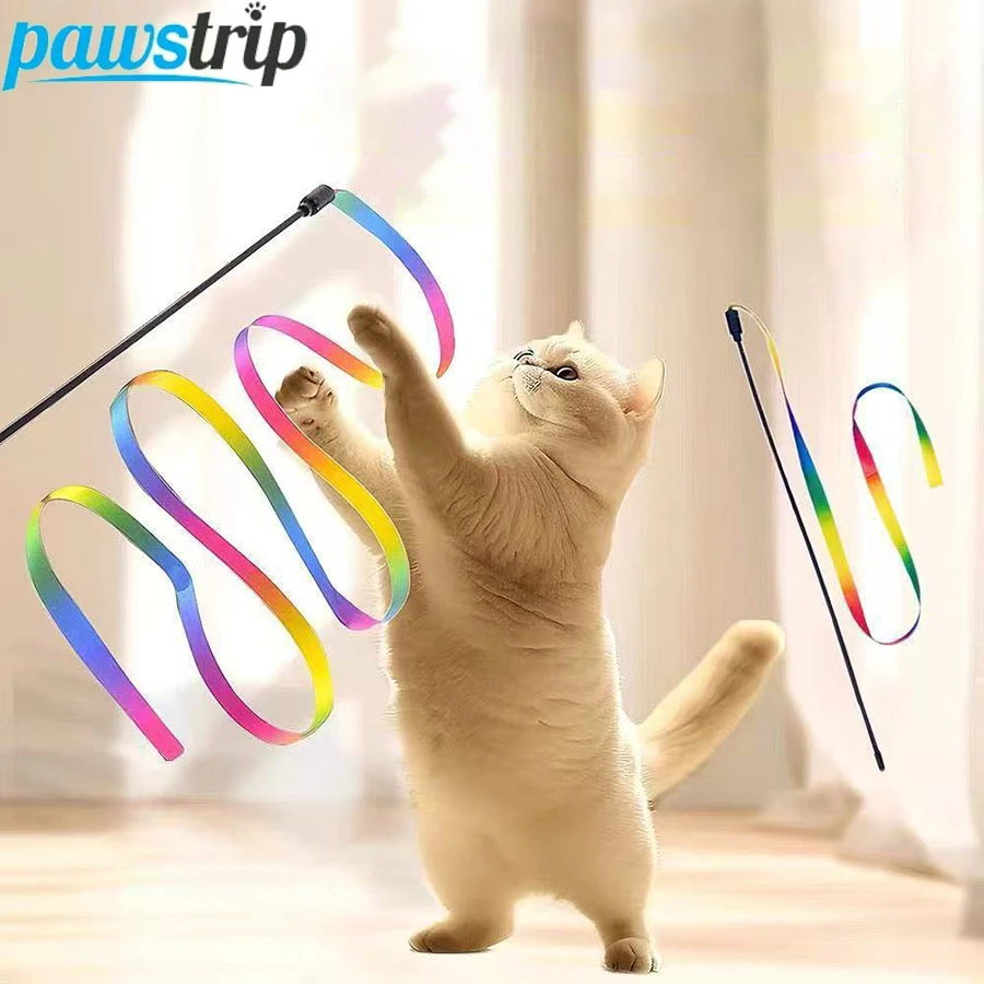 Juguete interactivo varita colorida para gatos – Alivio aburrimiento - imagen 4