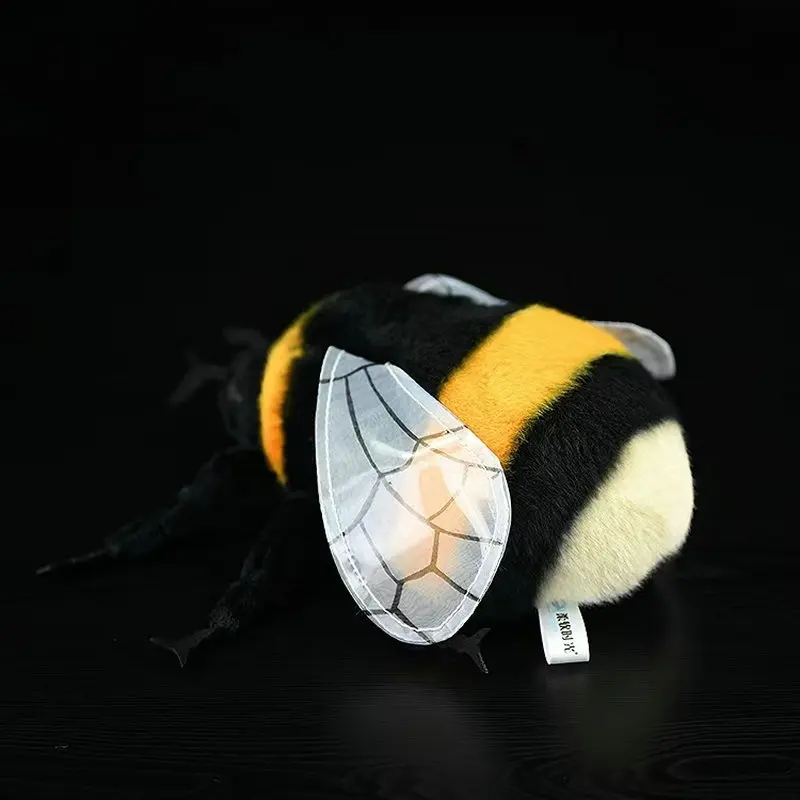 ผึ้งน่ารักสัตว์ Plushie จําลองเหมือนจริง Drone Bee Plush ของเล่น High Fidelity ตุ๊กตาตุ๊กตาของขวัญ