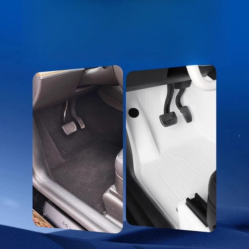 

Fully enclosed floor mats are suitable for Tesla modely3 Huan new version 360 aviation soft bag car accessories