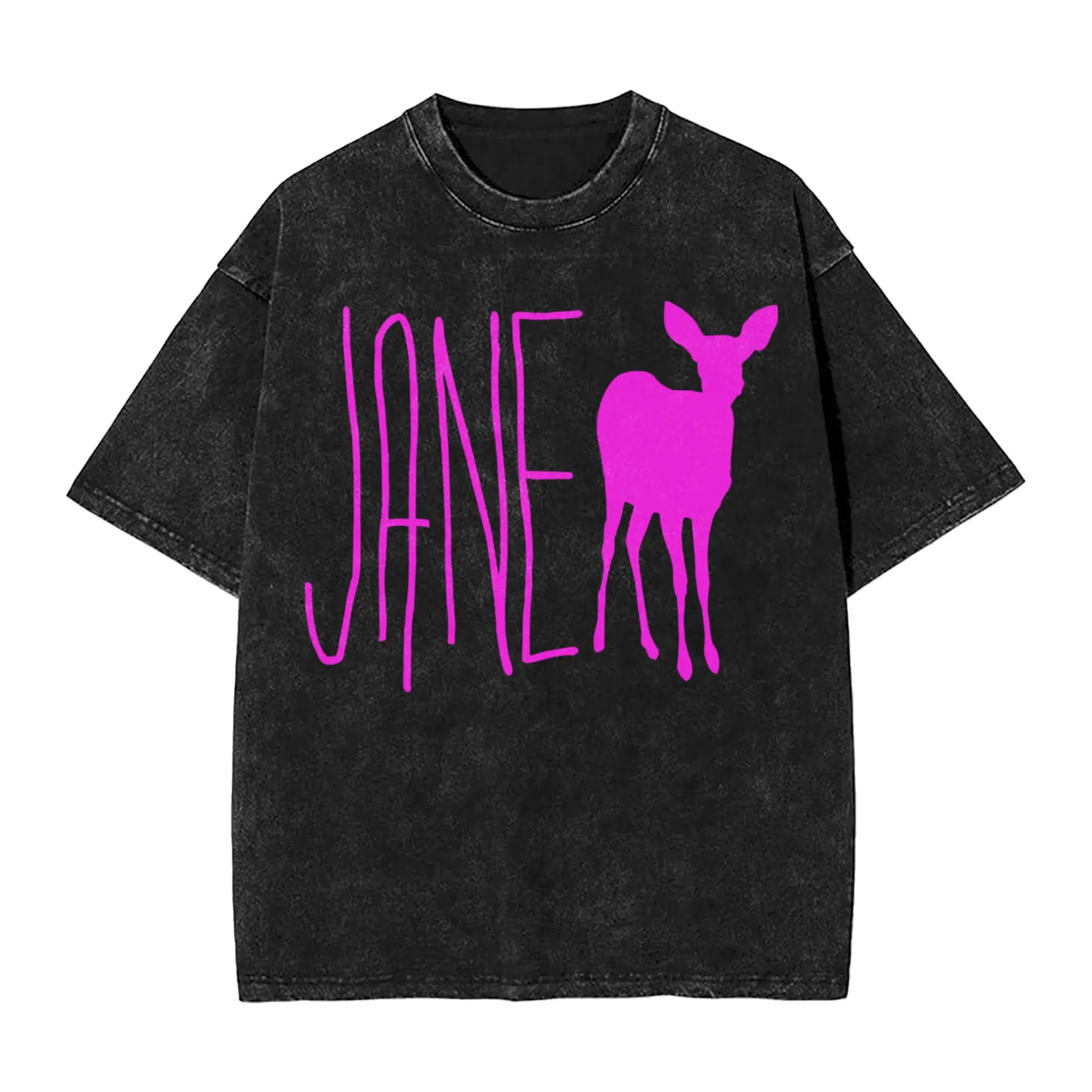 تي شيرت Punk Doe Life is Strange Washed تي شيرت هيب هوب تي شيرت لعبة تي شيرت علوي للرجال والنساء قطن Harajuku جرافيك مطبوع