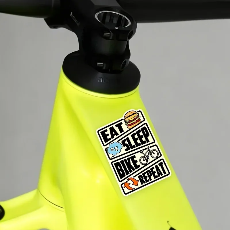 Waterproof Cycling Vinyl Sticker, Decal for Road, Mountain, Folding & Fixed Gear Bike, Bicycle Frame Custom Decor
