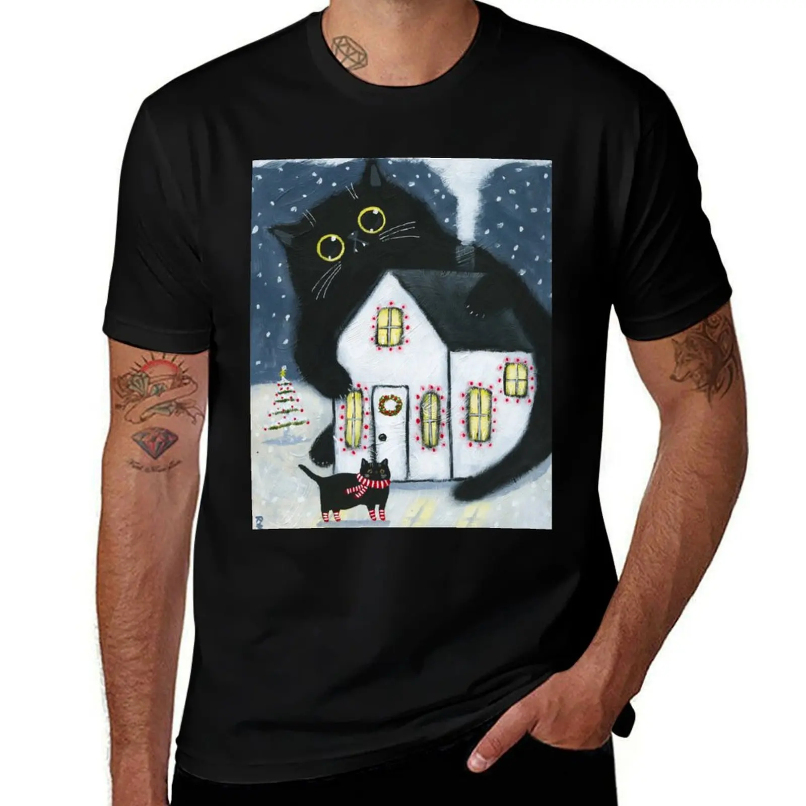 

The Yule Cat T-Shirt vintage clothes man clothes Man t-shirt mens designer clothes