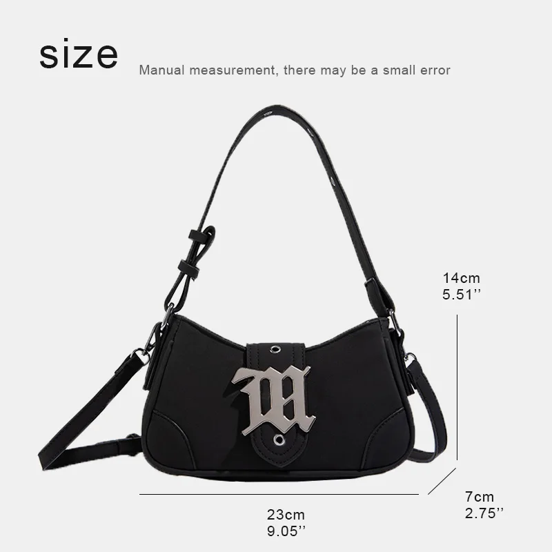 2023 Summer Shoulder Bags For Women Luxury Designer Handbag PU Material New ln Metal Decoration Vintage Matte Fabric Sling Bag