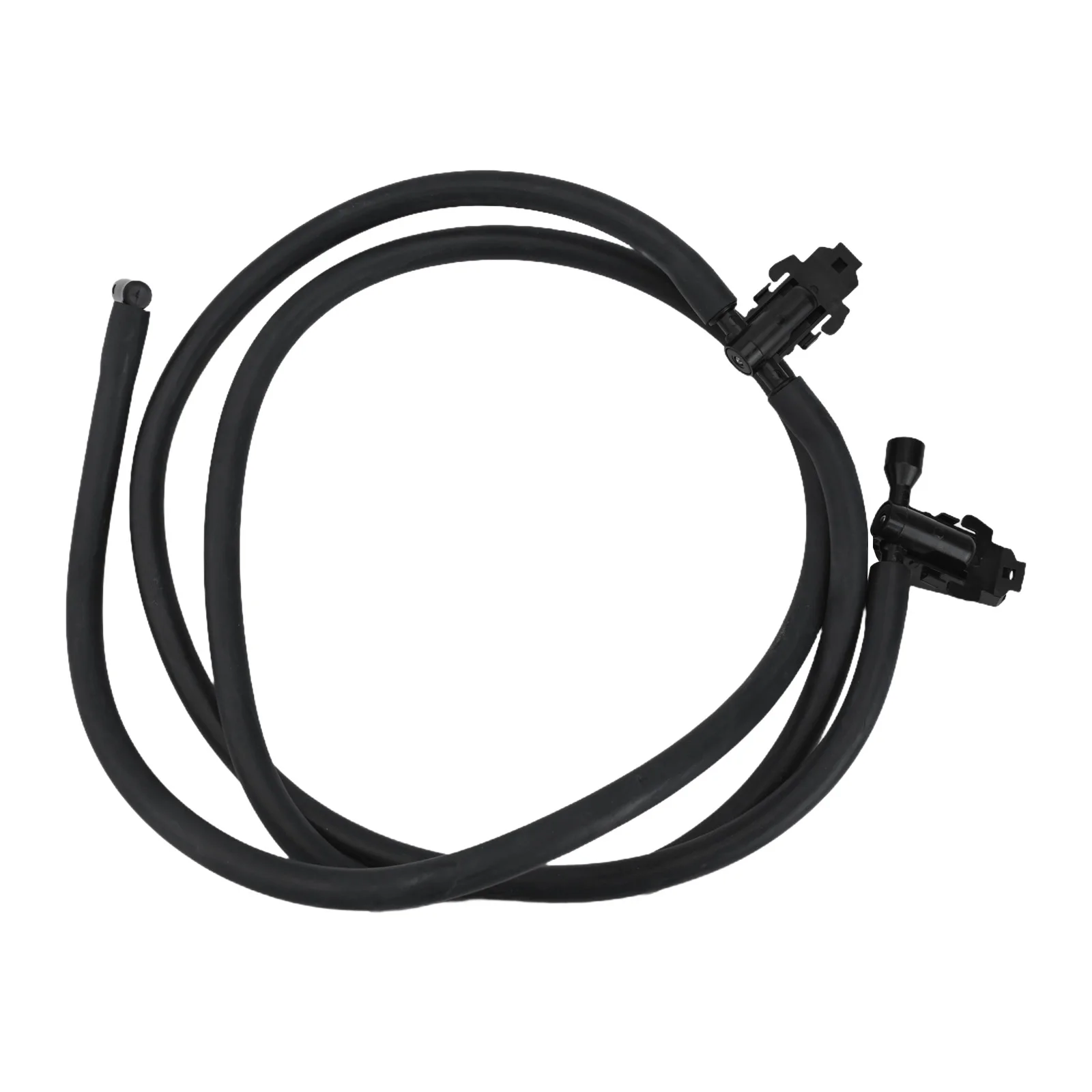 Black Washer Jets Hose Car Front Spare Accessories Easy Installation Replacement For Mercedes W169 W245 2004-12