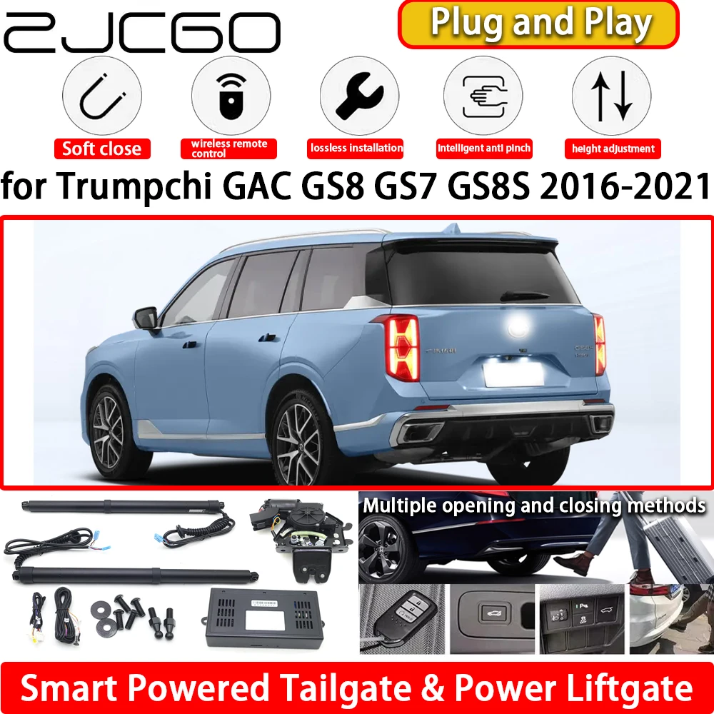 

ZJCGO for Trumpchi GAC GS8 GS7 GS8S 2016-2021 OEM Automatic Electric Powered Tailgate Power Liftgate Tail Gate Lift Kit System