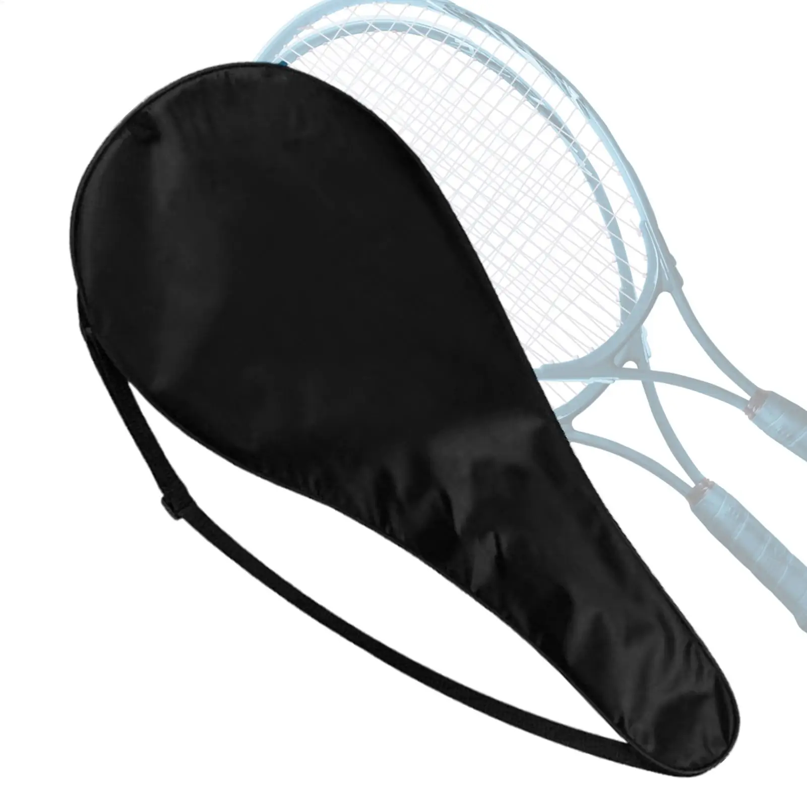 

Сумка для теннисных ракеток из ткани Оксфорд, наплечная сумка для хранения ракеток, чехол для теннисных ракеток с ручкой и ремнем, спортивный органайзер