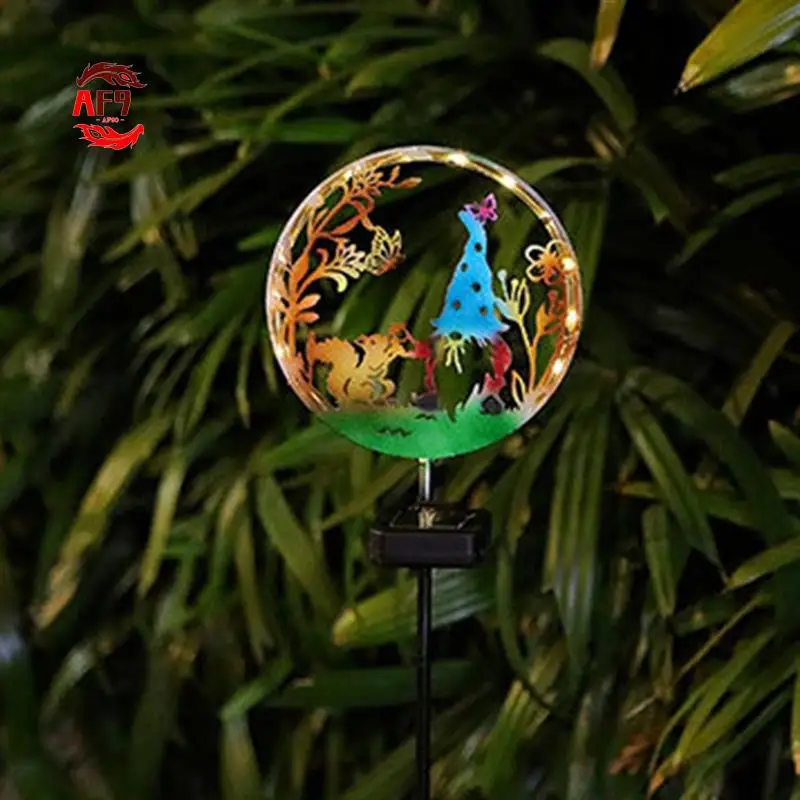 

AF90-Solar Iron Art Squirrel Garden Plug Light Outdoor Projection Lawn Lamp Atmosphere Decorative Landscape Light