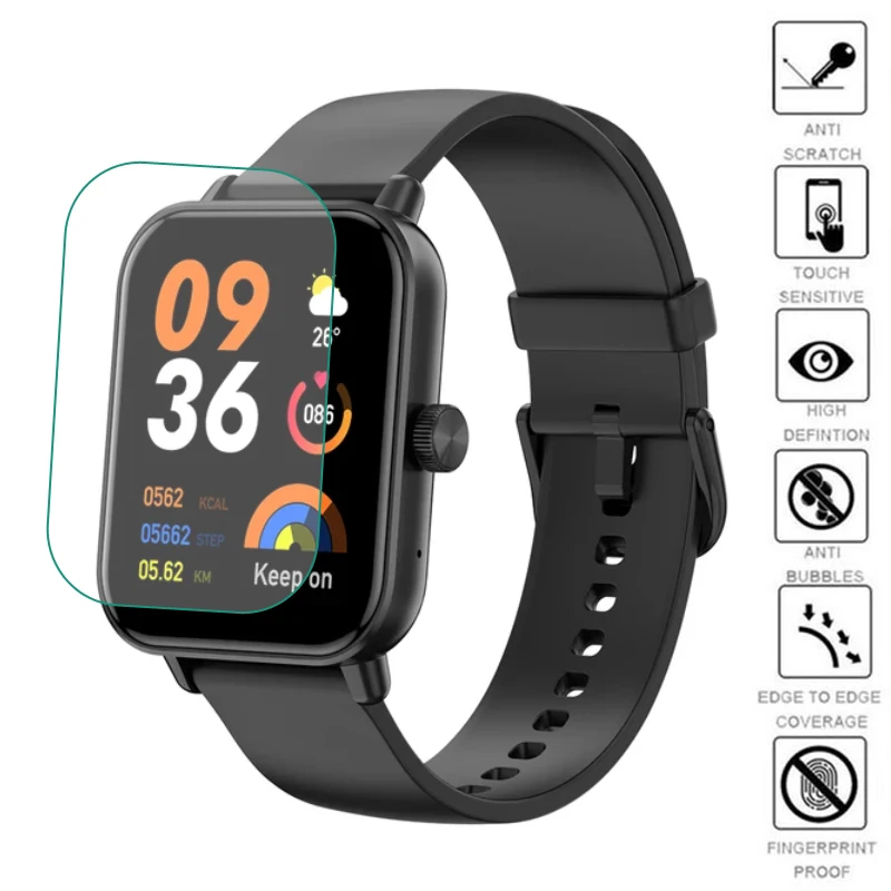 5pcs TPU Soft Smartwatch Clear Protective Film Cover Guard For Colmi P81 Display Screen Protector Smart Watch Accessories