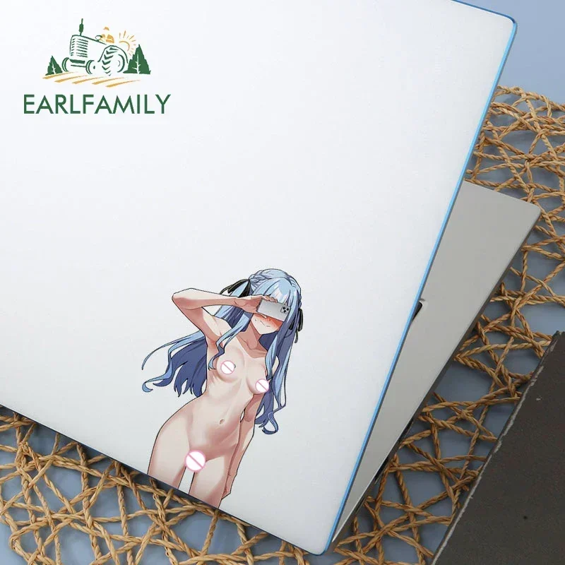 EARLFAMILY أنيا عارية لولي ملصقات السيارات أنيمي الصدر ويندوز الفينيل السيارات محمول الأمتعة ملصق مائي مقاوم للماء لوح التزلج جذع ديكور #5