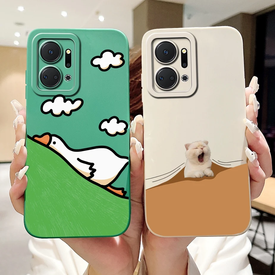 For Honor X7 X7a X7b Case Cute Cartoon Cover Soft Silicone Phone Case For Honor X7a X 7b HonorX7 HonorX7a HonorX7b Fundas Bumper