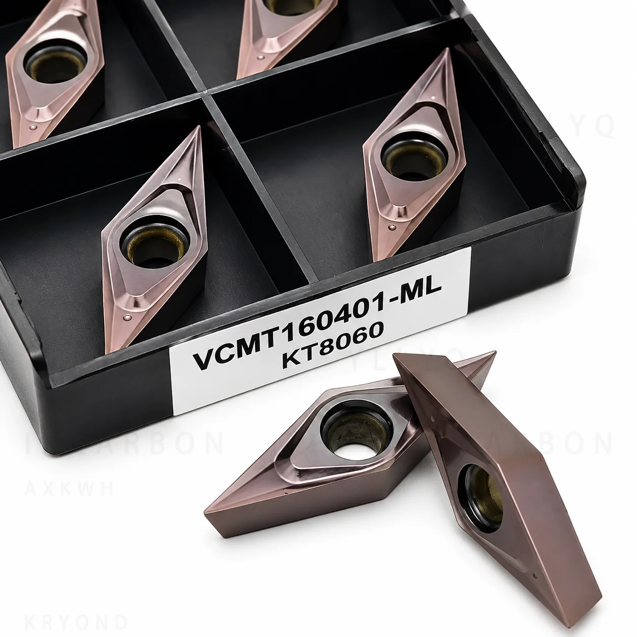 High efficiency machine tool VCMT160402 VCMT160404 VCMT160401 KT8060 CNC turning cutting tool High precision standard VCMT - view 4