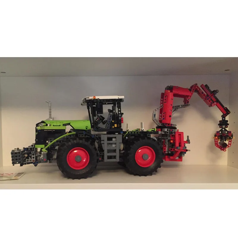 

MOC-11907 сельскохозяйственный грузовой кран, строительные блоки, модель 2047, деталиMOC, креативные строительные блоки для мальчиков и детей на день рождения, игрушки, подарки
