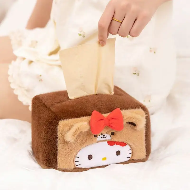 กล่องกระดาษทิชชูแม่เฮลโลคิตตี้รุ่นล่าสุด บรรจุของเล่นตุ๊กตา ตุ๊กตา การ์ตูนอะนิเมะ ของขวัญน่ารัก และของตกแต่งบ้านตุ๊กตาแสนสนุก