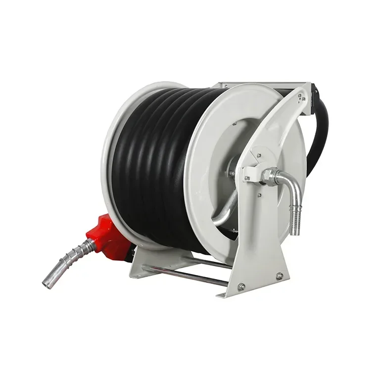 10m 15m Retractable Fuel Hose Reel For Petrol