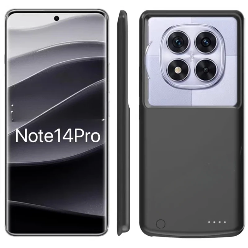 10000mAh Battery Charger Case for Xiaomi Redmi Note14 Pro 14Proplus Smart  Portable Protective Charging Cover