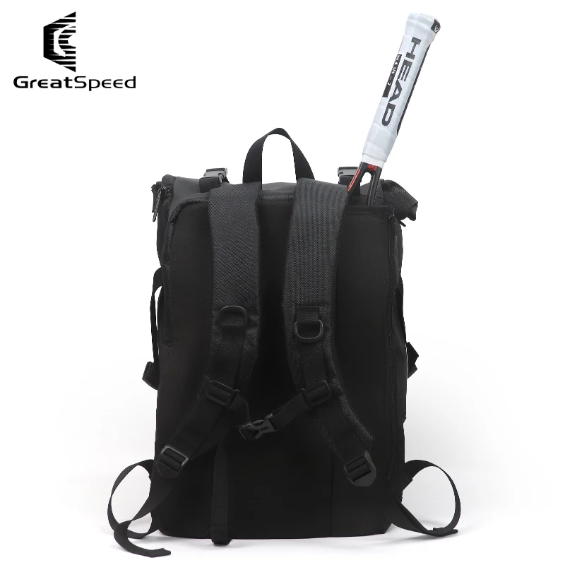 Fashion Tennis Bag Sports Gym Backpack Badminton Bag Tennis Racket Bag Waterproof Travel for Men Women with Show Compartment