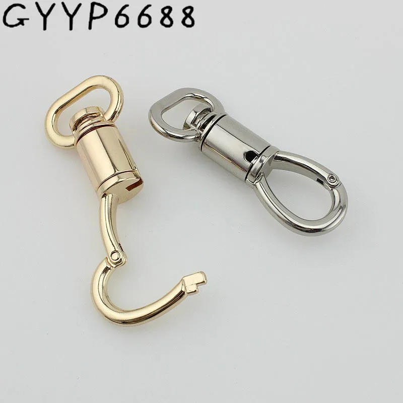 

21mm 4-20pcs hook webbing trigger metal Rotate snap hook LOCK hardware carabines swivel clasp claws Bag Parts Accessories