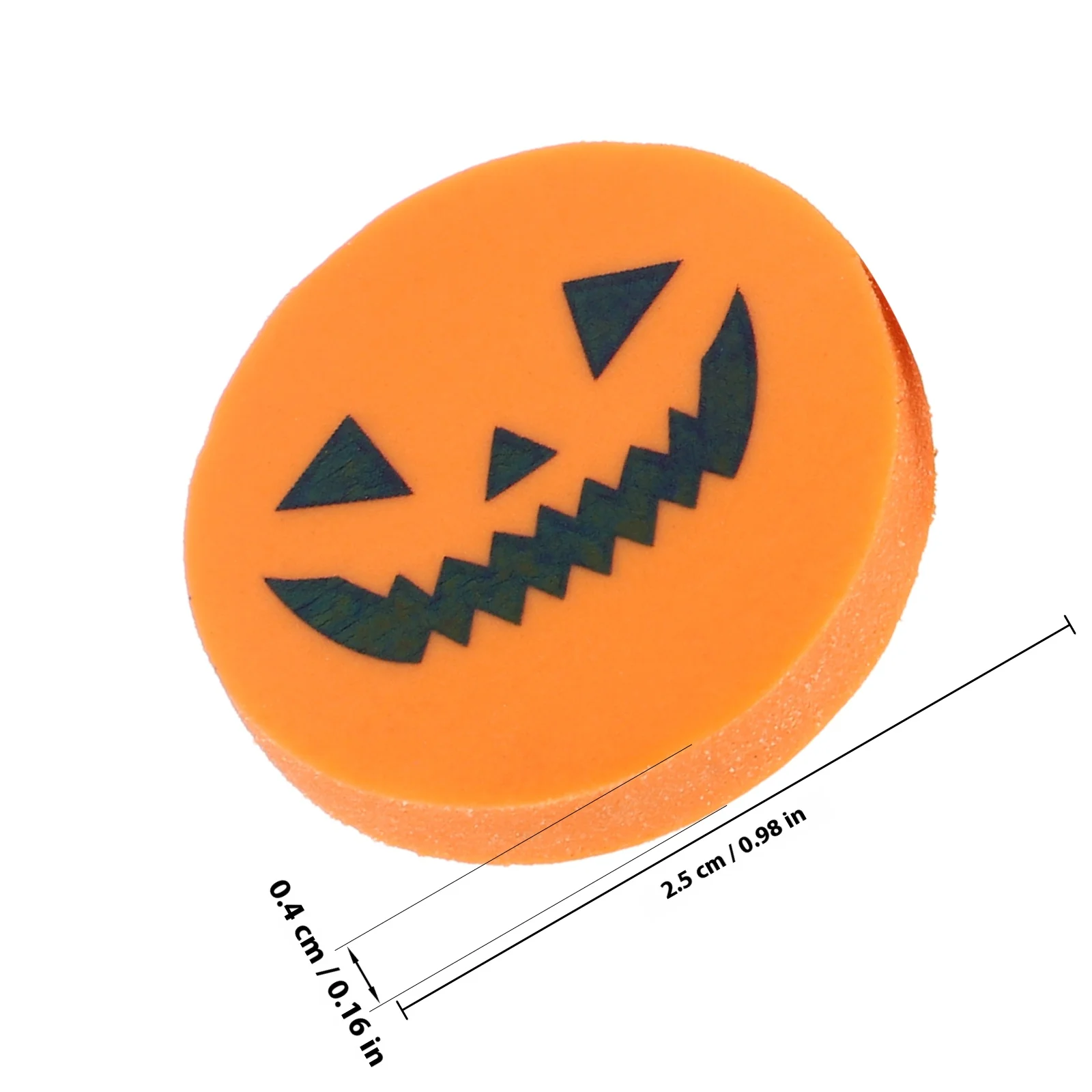 Gommes créatives en forme de citrouille, 36 pièces, gommes à crayon de dessin animé pour étudiants, fournitures scolaires, papeterie cadeau, gomme de dessin animé
