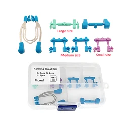 Dental Sectional Contoured Matrix Clip Metal Forming Sheet Clip Matrices Clamps S /M / L size Dentist Tools