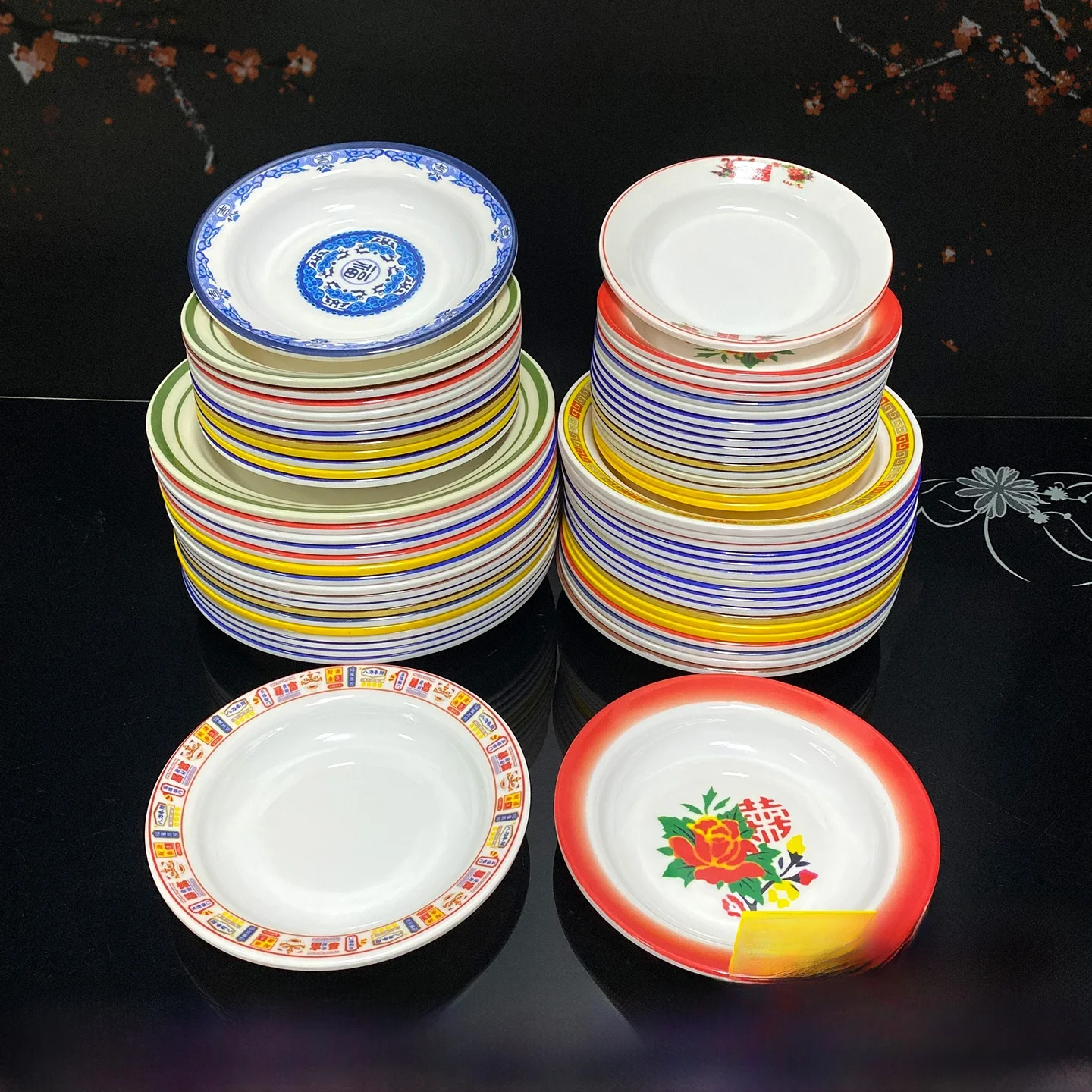 

Коммерческая пластиковая посуда для хот-пота в стиле ретро 369 из Чунцина, имитирующая эмаль, для ресторанов в старинном стиле