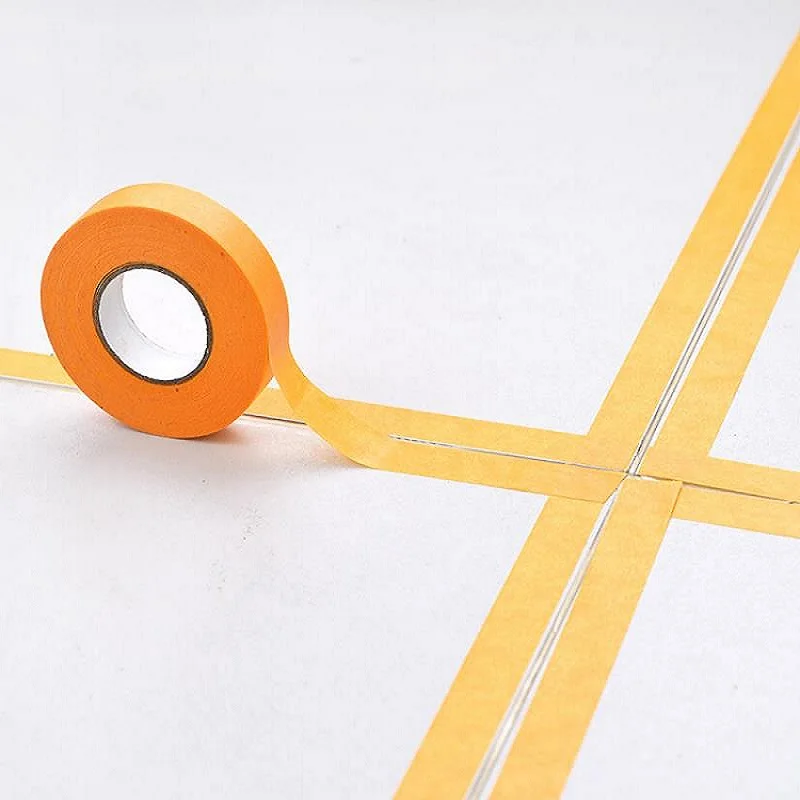 10pcs Spray Paint For Decoration Pater Tape Yellow Masking Tape Automotive Refinish Masking Tape Cars Auto Body Paint 50M KKTNSG