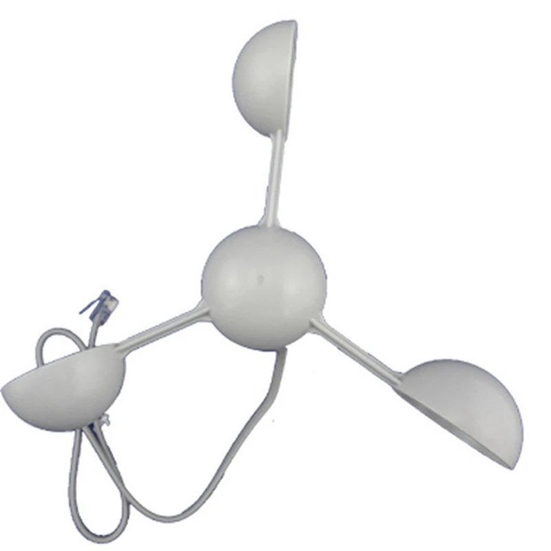 Imagem -03 - Anemômetro Instrumento de Medição da Velocidade do Vento Anemômetro Sensor de Velocidade do Vento Instrumento Meteorológico para Misol Anemômetro Wh-sp-ws01