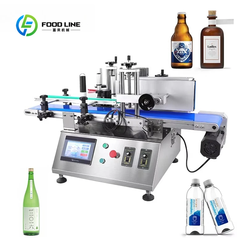Customized Desktop High Speed Labeling Equipment Full Automatic For Beverage Bottle Food TinCan Industrial Production Use
