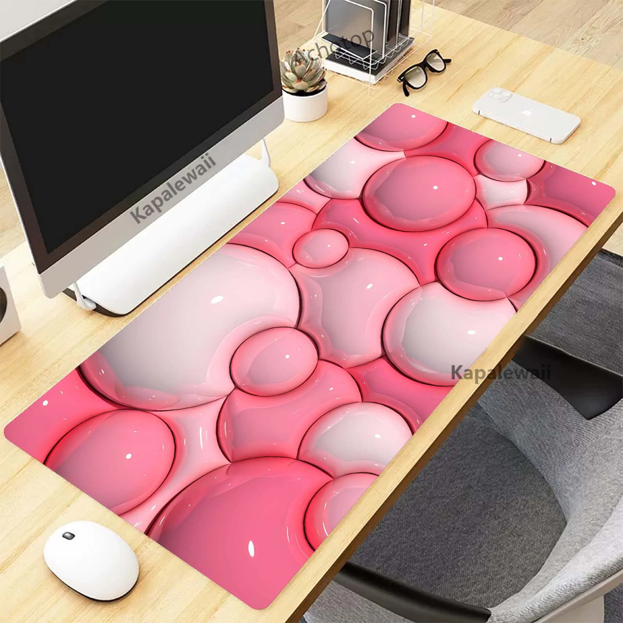 

3D Visual Stereoscopic Relief Large Gaming Mousepad Gamer Speed Keyboard Pads Laptop Carpet Large Mouse Pad For Gamer Rug