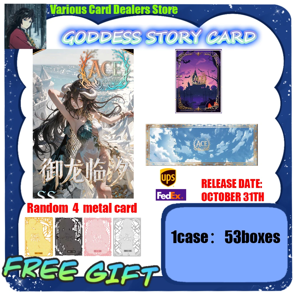 Wholesale 2026 Newest ACE Culture Card Full Diamond Card Waifu Goddess Collection Cards TCG CCG Tendy Toys Birthday Gifts