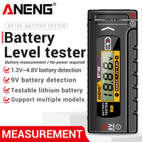 ANENG BT169 Universal Battery Tester AA/AAA/C/D/9V Button Cell 21700 18650  16340 lithium ion Household Analyzer Meter Tools