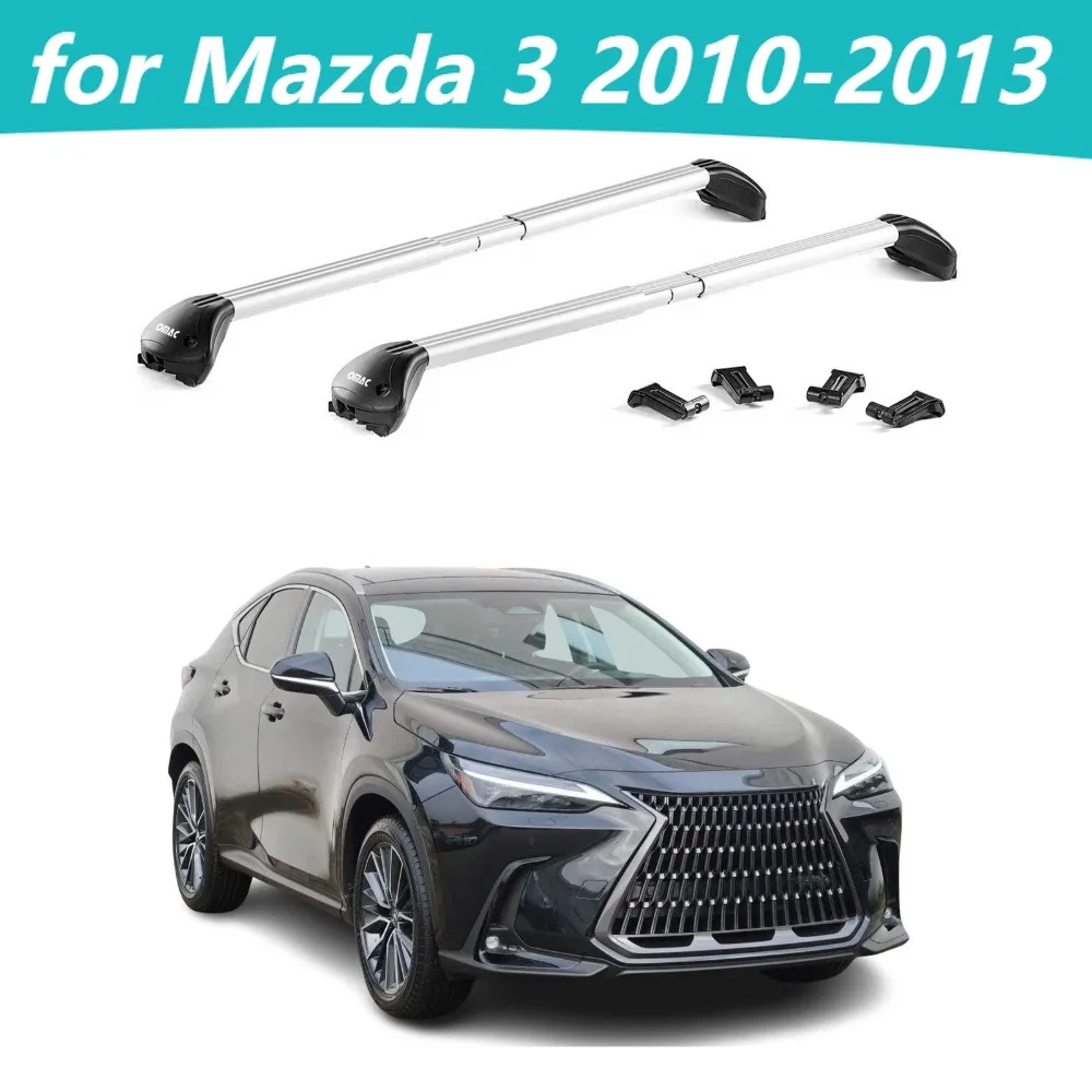 Melhore a capacidade de transporte de bagagem do carro, para lexus nx 250 nx 350 nx 450 2022 barras transversais rack de teto prata transportadora 2 peças