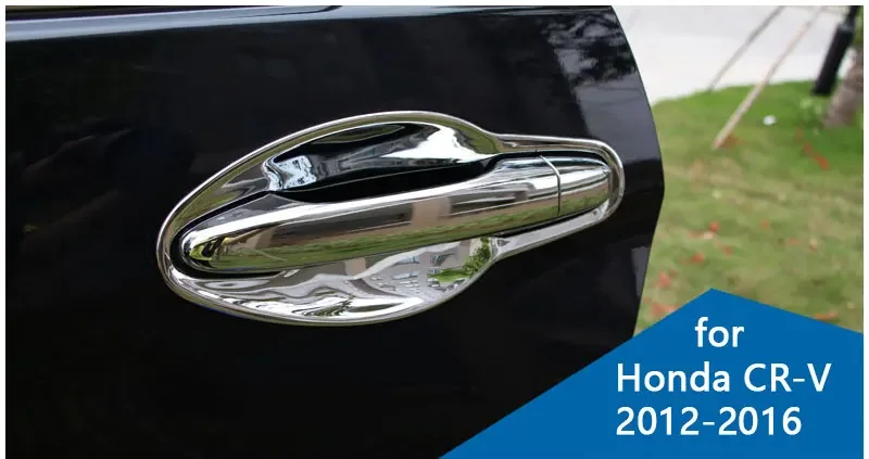 Hot Sale For Honda CRV CR-V 2012-2016 Accessories Chrome Door Handle 2013 2014 2015 Car Covers Stickers Car Styling