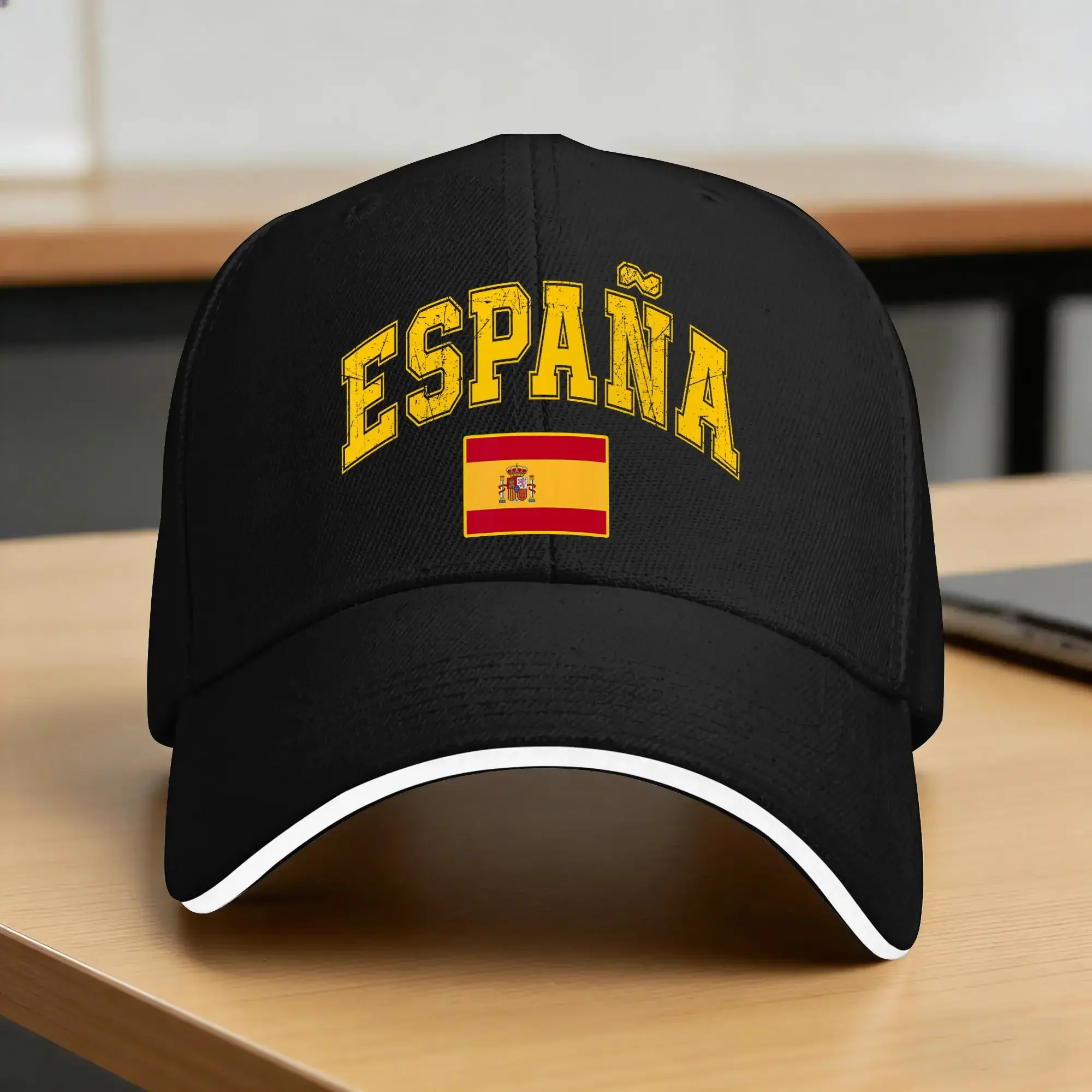 Spain Spanish Flag Espana Pride Baseball Cap  Fashion Trucker Hat Summer Men Adult Hunting Camping Baseball Caps