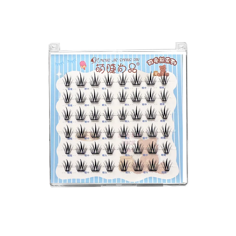 36 clusters sem cola clusters ultra fino cílios invisíveis pressão zero cílios postiços com ligação líquida para meninas