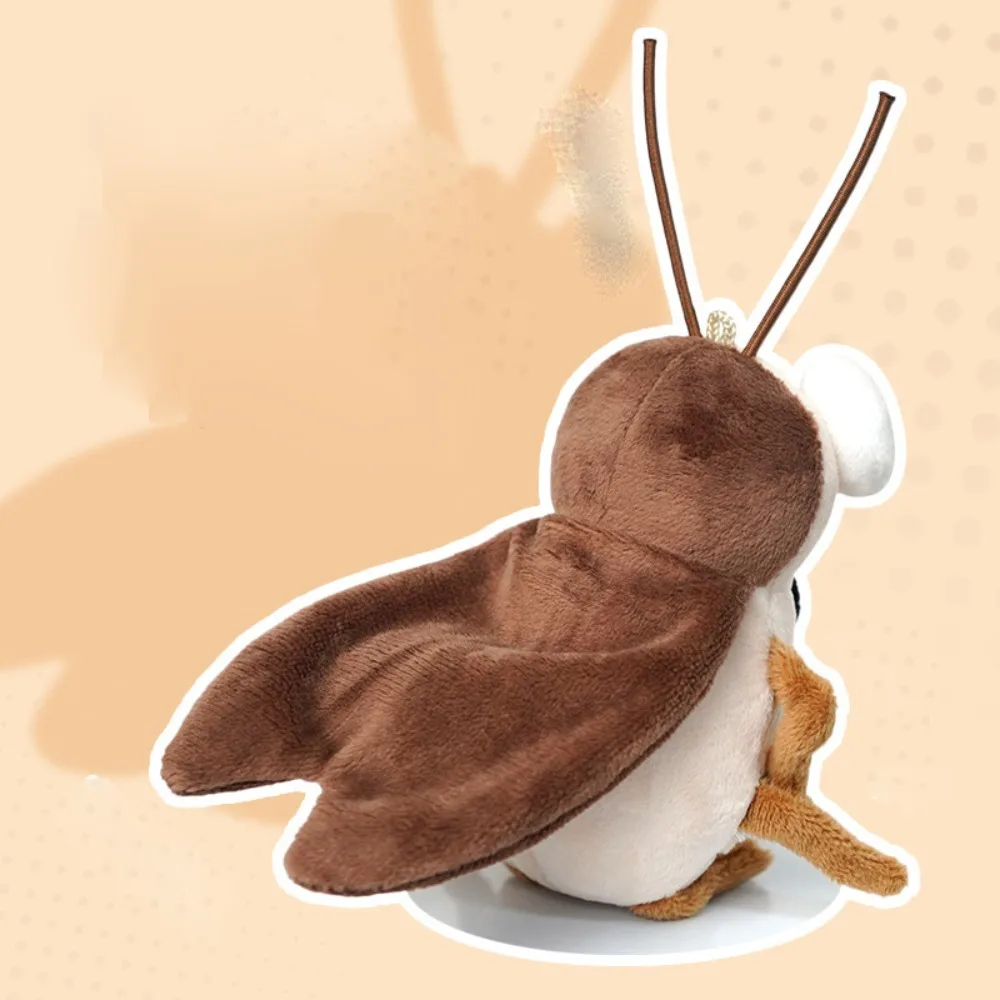 2024 Creative Plush Cockroach Keychain Plush Flying Cockroaches Bag Pendant Cute Couples Keyring Gift