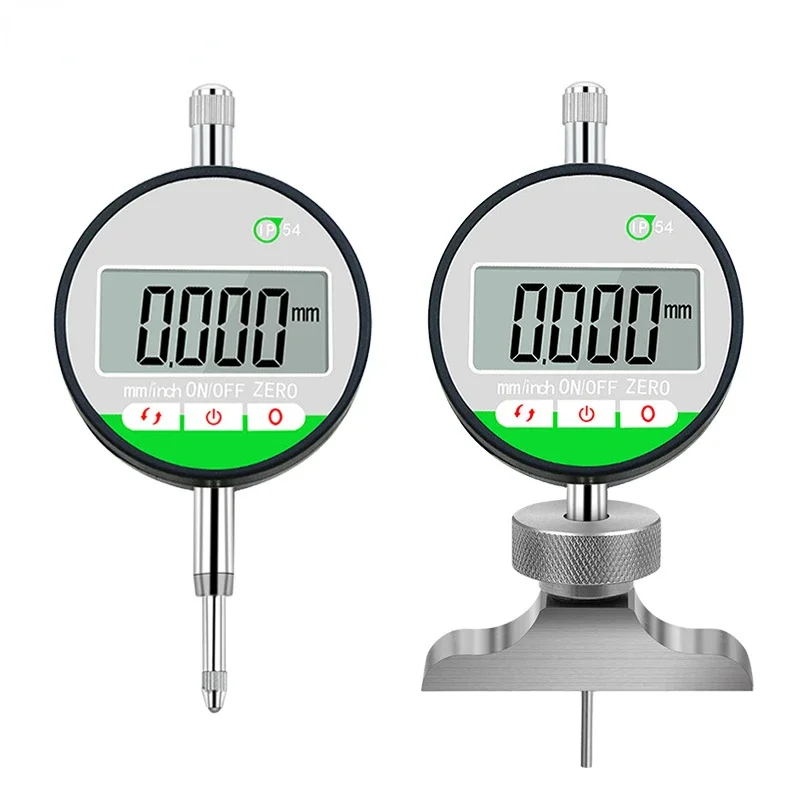 

Digital Dial Indicator 0-12.7mm IP54 Touch Display Depth Gauge Dial Depth Gage Base Accessory