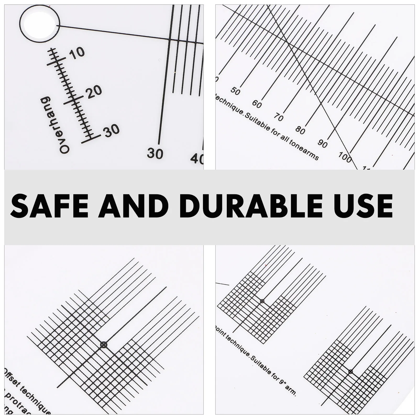 

Vinyl Record Machine Calibration Disc Turntable Alignment Recorder Pickup Accessory Player Plate Adjustment Tool