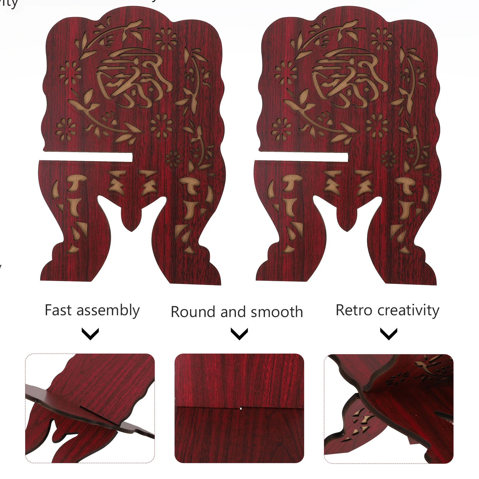 

Book Stand Quran Bookshelf Prayer Holder Religious Display Muslim Wood Islamic