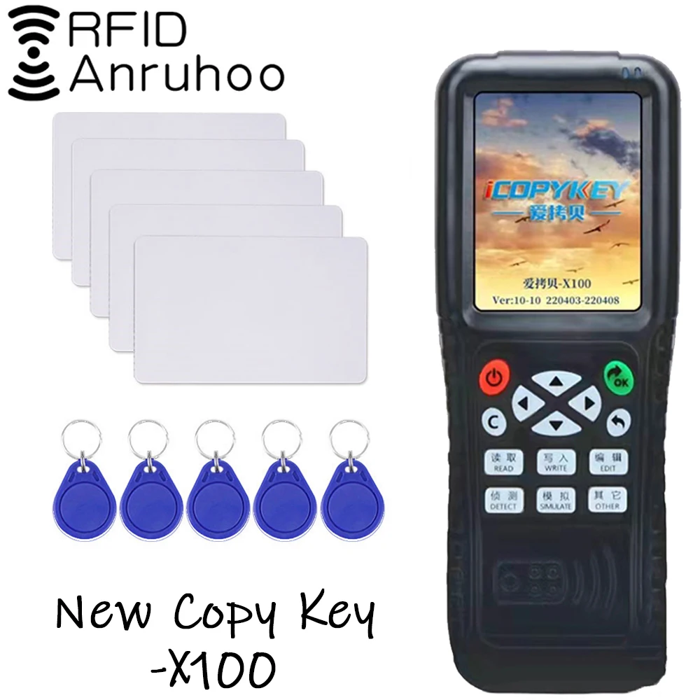 RFID Android Smart Card Reader 13.56Mhz NFC Encryption Decoding Copier 125Khz T5577 Key Duplicator IC ID Token Copy Programmer