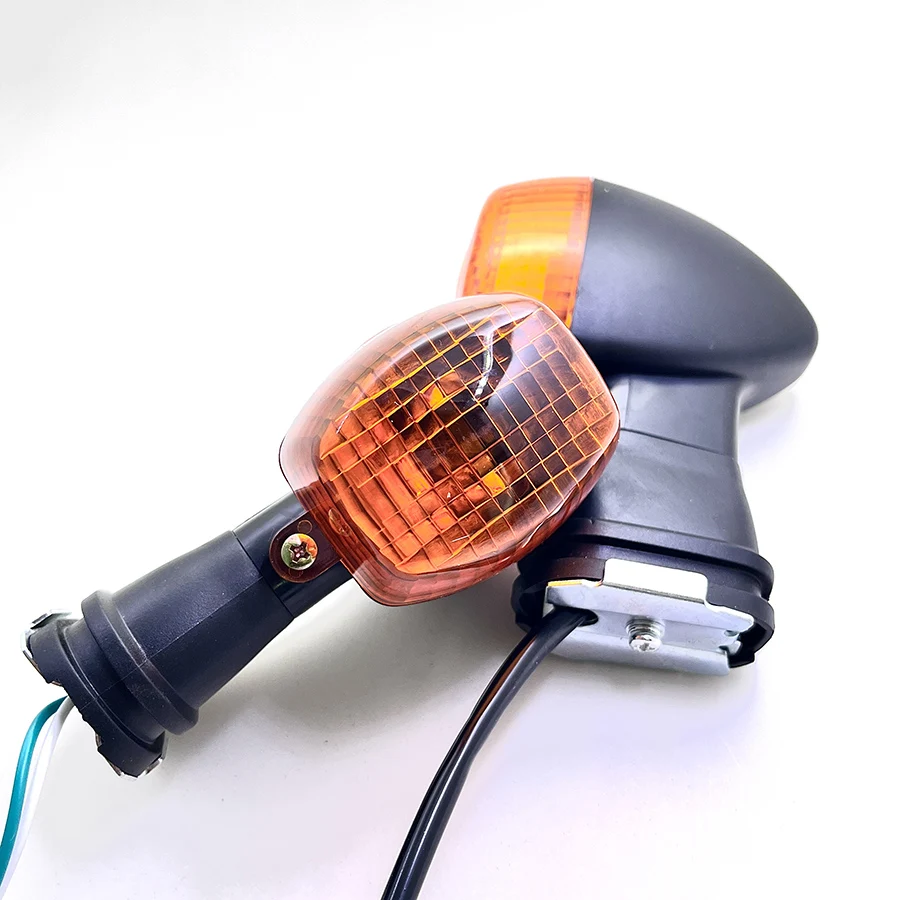 2PCS Front Motorcycle Turn Signal Light Indicator Lamp For kawasaki ZXR250 ZXR400 ZXR750 ZXR KLE 250/400/500 ZRX1200R ZRX1200S