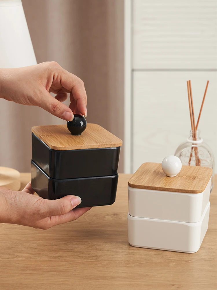 【EpeiusHome】Home storage Bamboo made Small item storage box