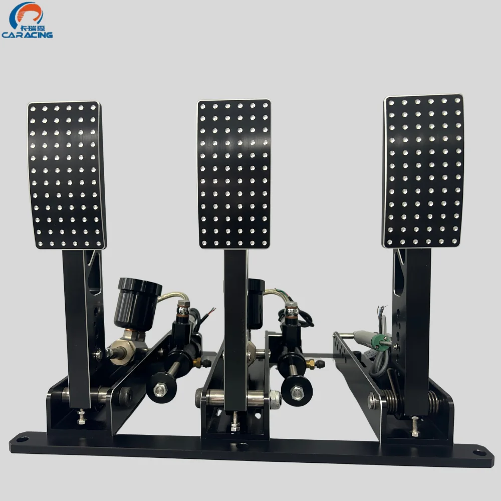 

New High Quality CNC Aluminum Brake Assembly Pedal Box Simulator Kit-Adjustable Brake Bias Training System For Racing Cars